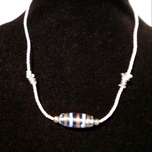 Focal Glass Boho Necklace